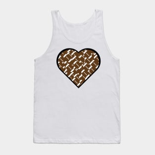 Football Heart Love Tank Top